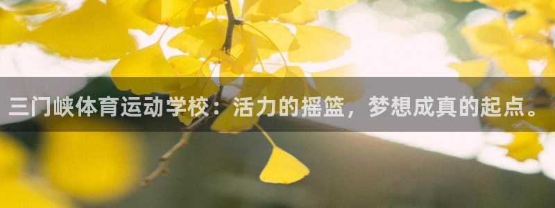 欧亿体育官方正版app开户：三门峡体育运动学校：活力的摇篮，